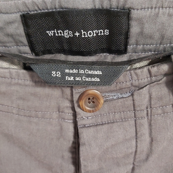Wings + Horns Charcoal Cargo Pants - Picture 2 of 3